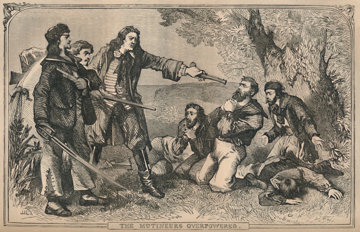 The Mutineers Overpowered, c1870 by Unbekannt
