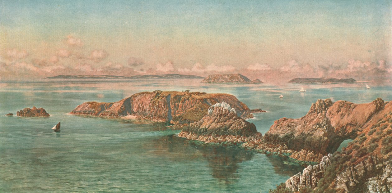 The Norman Archipelago Channel Islands, 1885 by Unbekannt