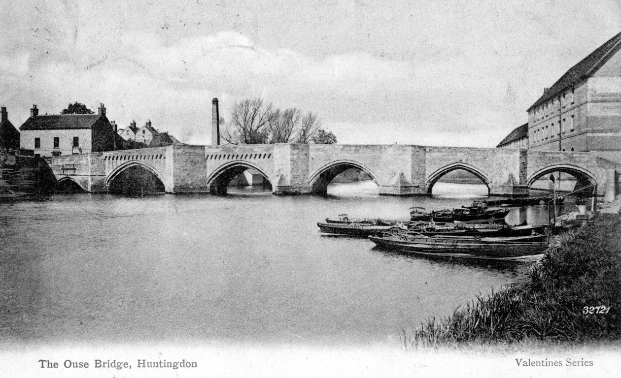The Ouse Bridge, Huntingdon, Cambridgeshire by Unbekannt