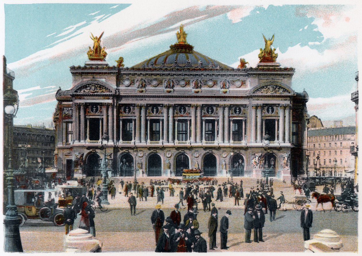 The Palais Garnier, Paris, c1900 by Unbekannt