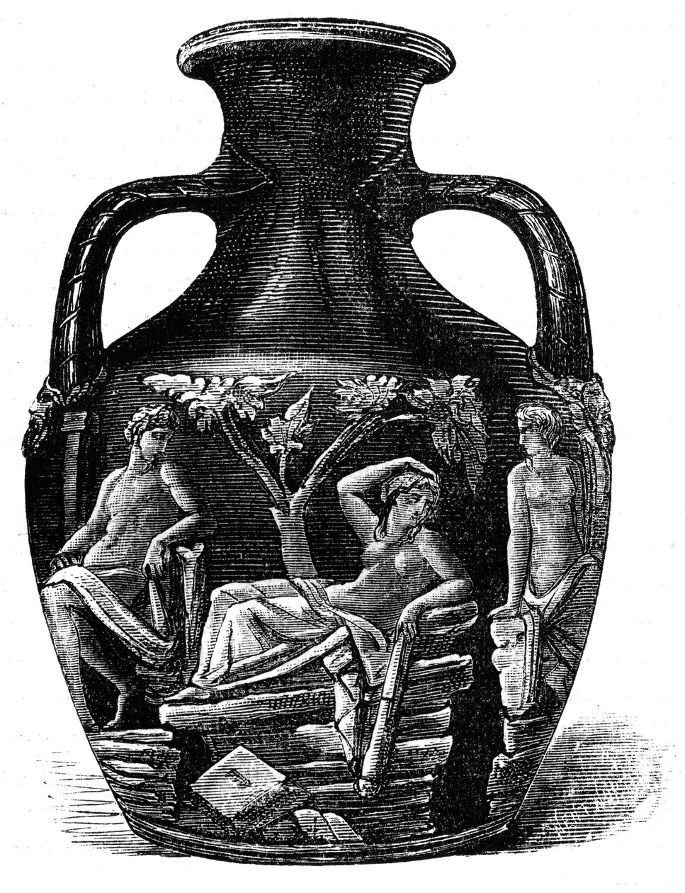 The Portland Vase by Unbekannt