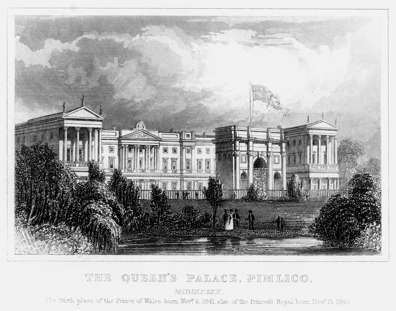 The Queens Palace, Pimlico, London by Unbekannt