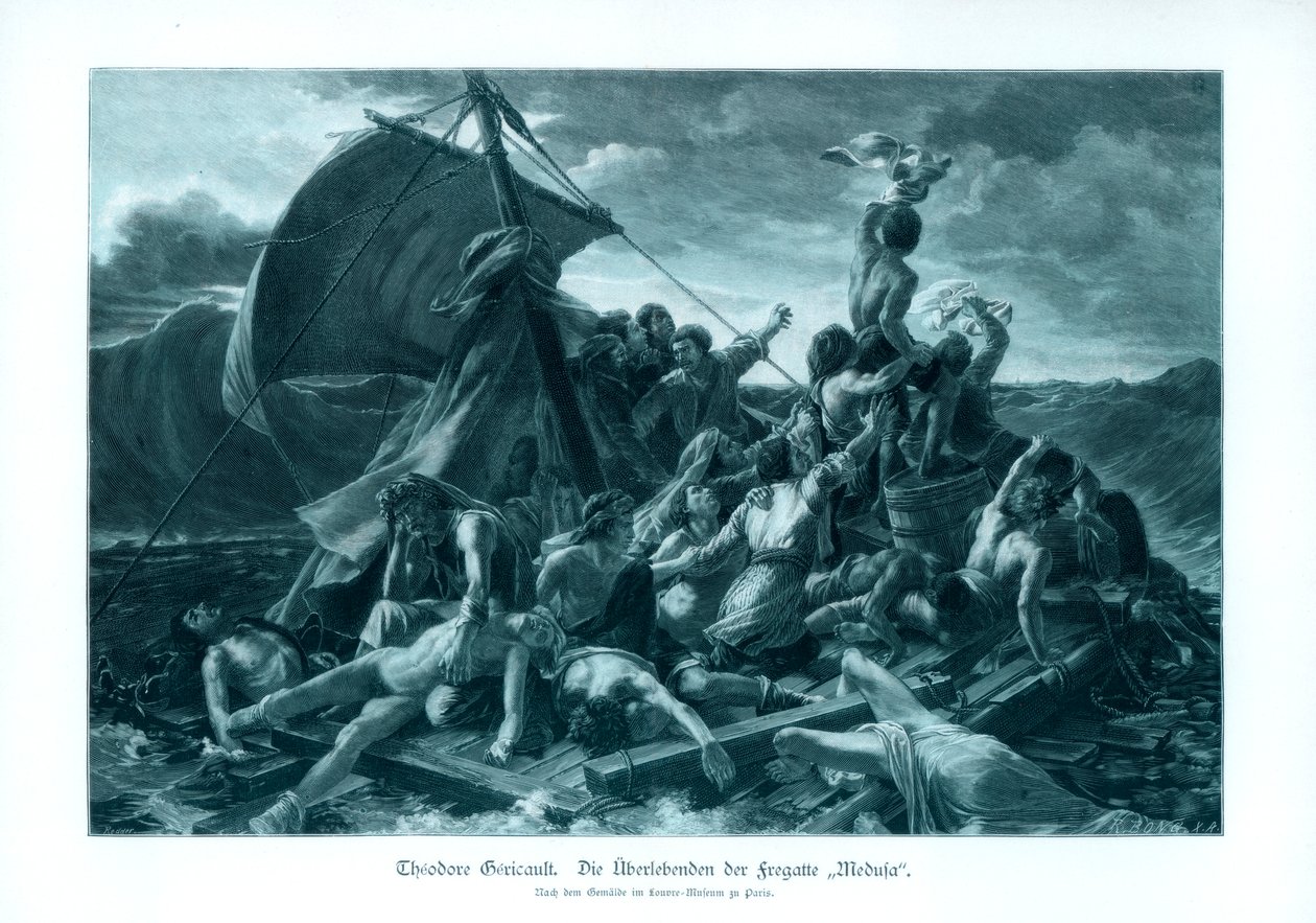 The Raft of the Medusa by Unbekannt