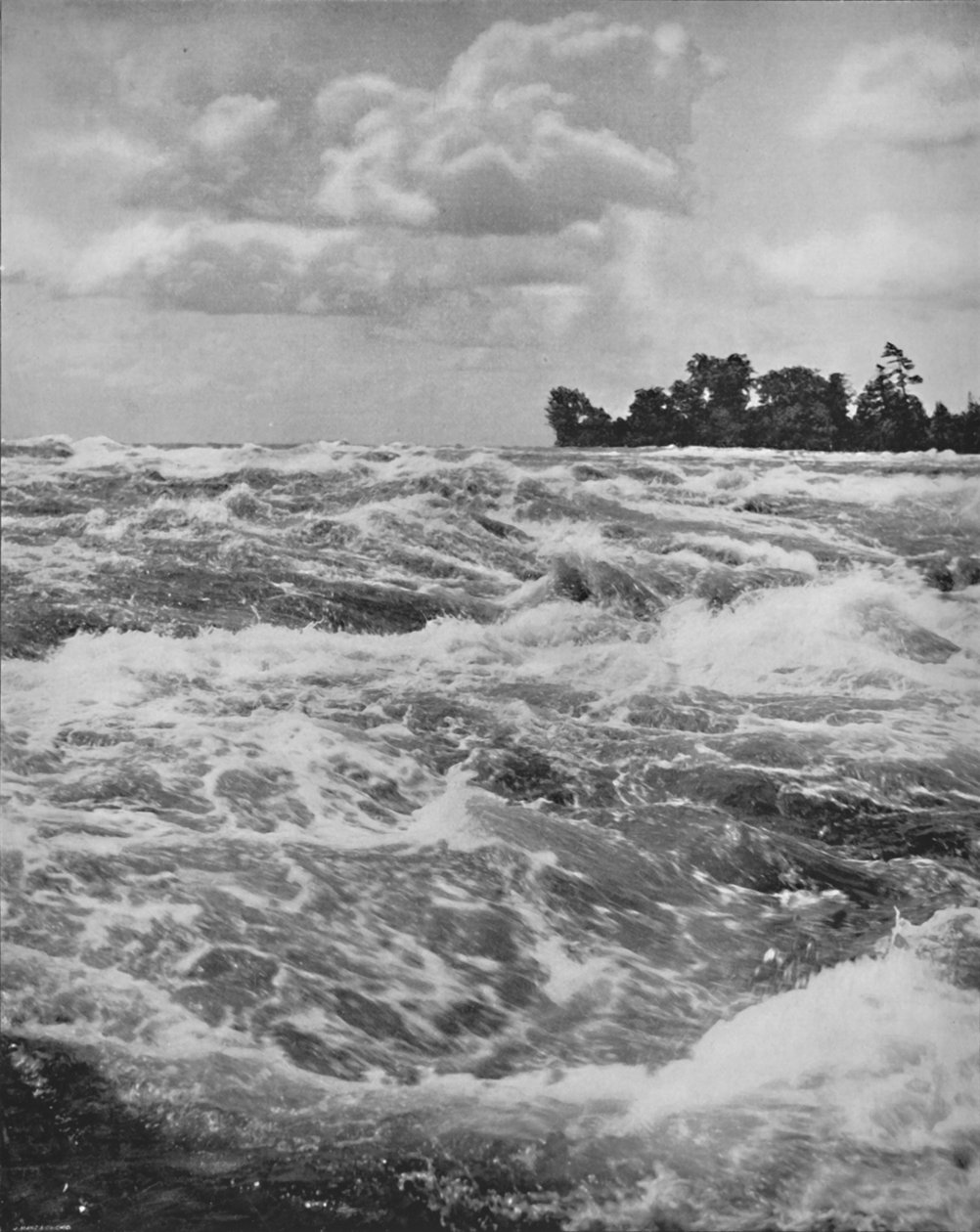 The Rapids Above the American Fall by Unbekannt