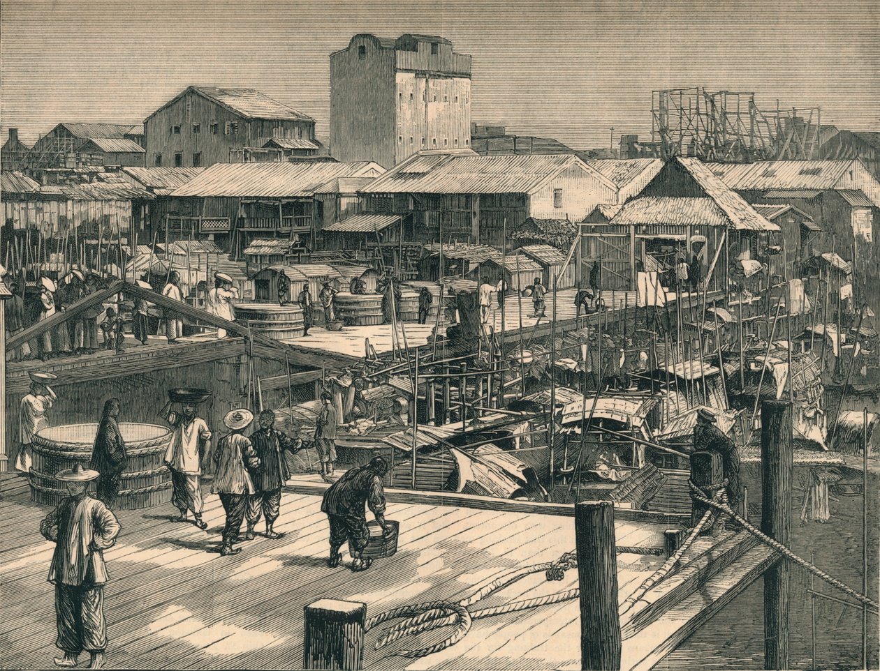 The Recent Riots at Canton by Unbekannt
