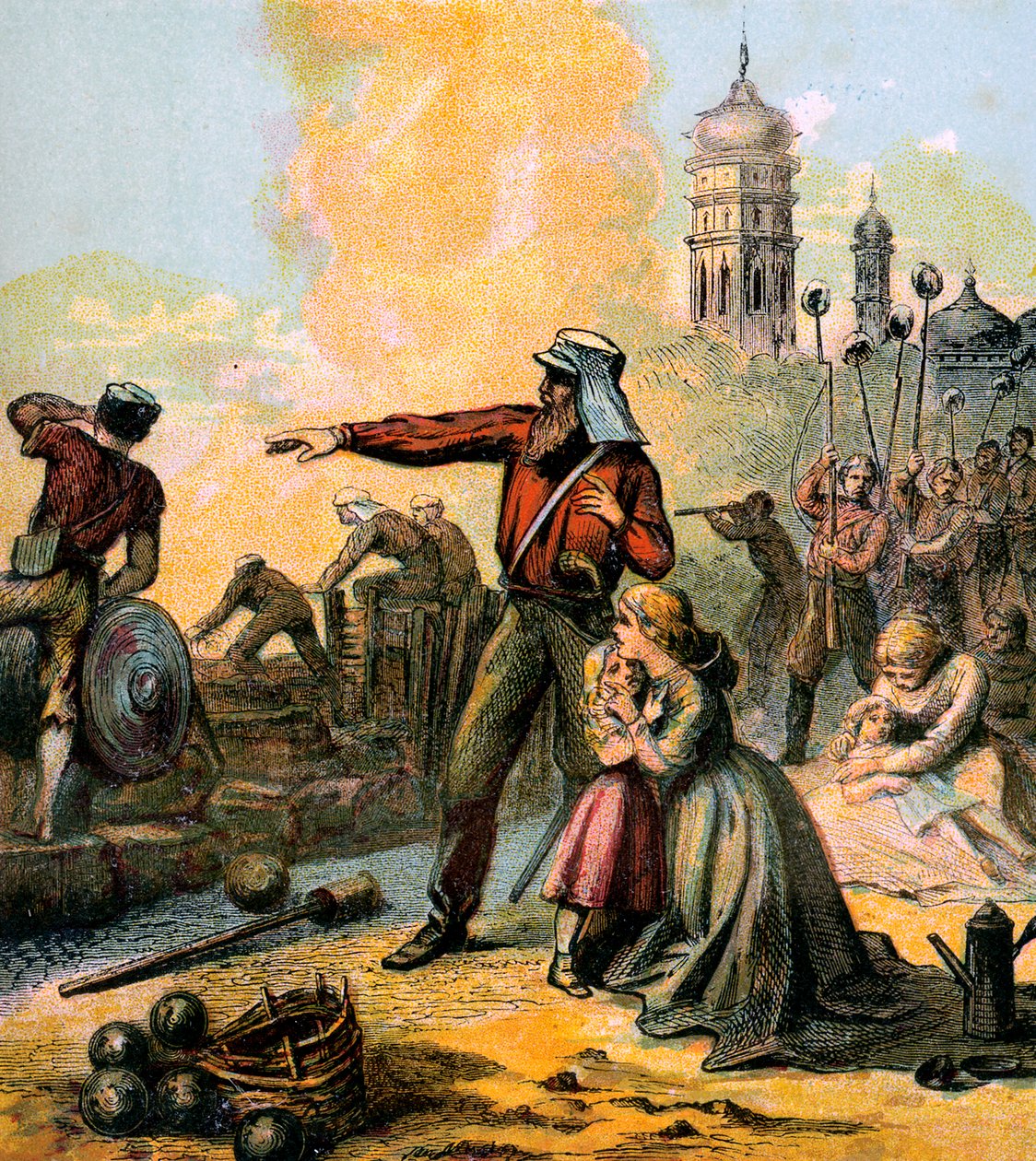The Relief of Lucknow, 1857 by Unbekannt
