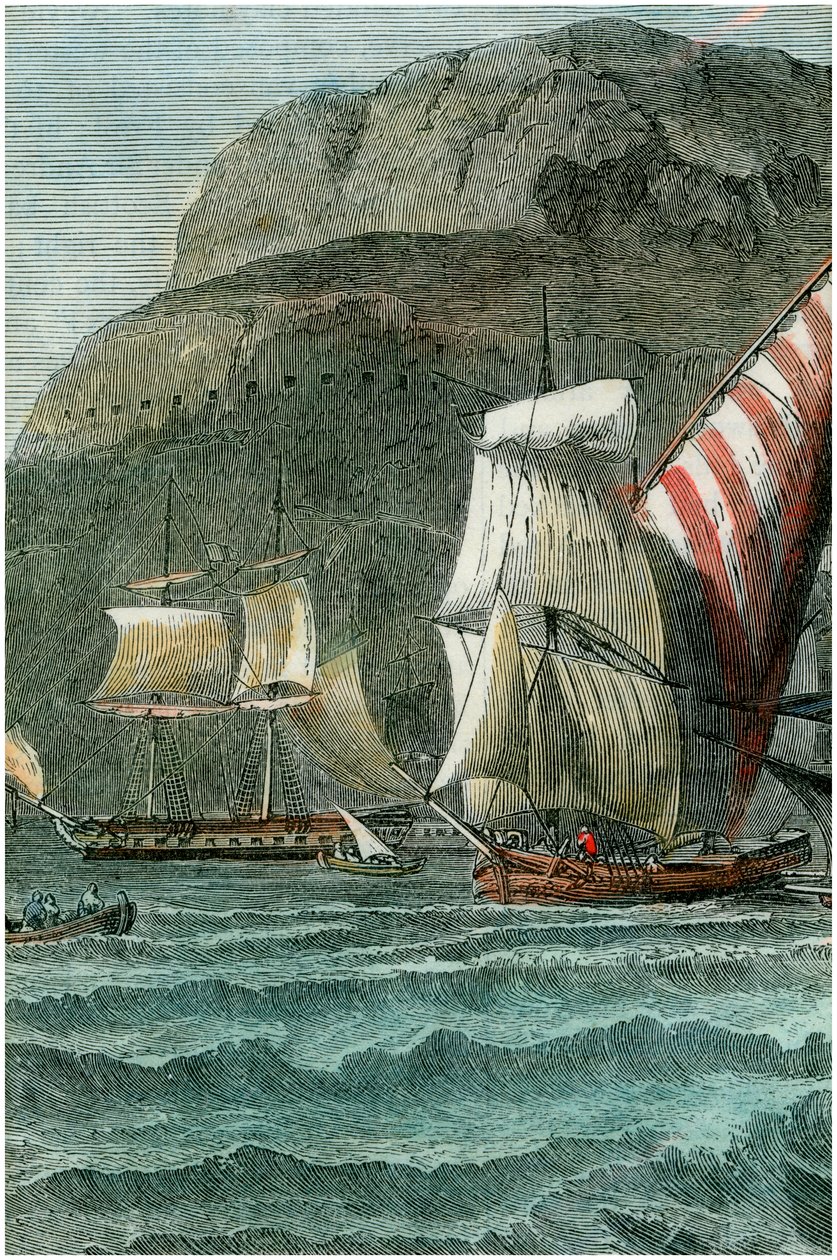 The Rock of Gibraltar by Unbekannt