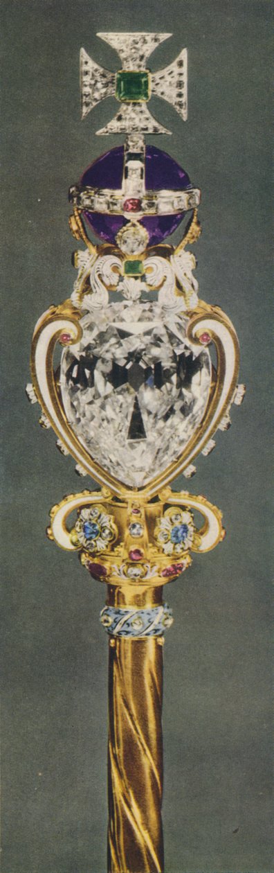 The Royal Sceptre with The Cross by Unbekannt