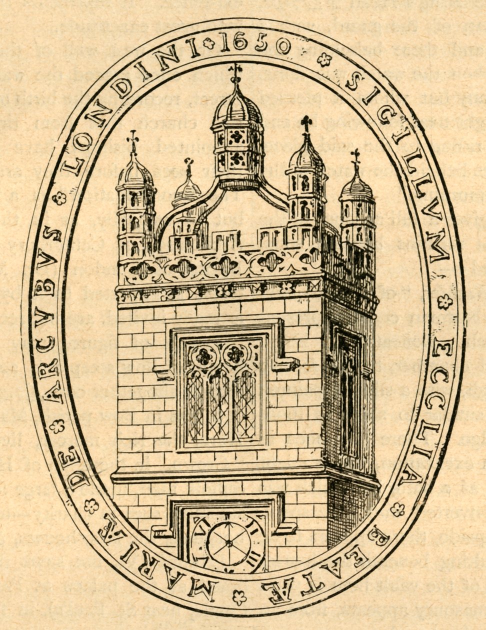 The Seal of Bow Church by Unbekannt