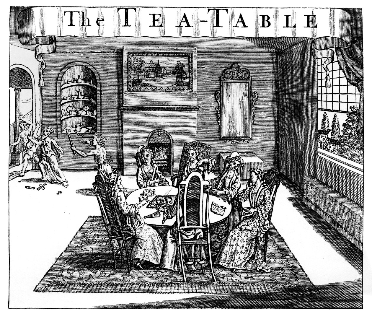 The Tea-Table by Unbekannt