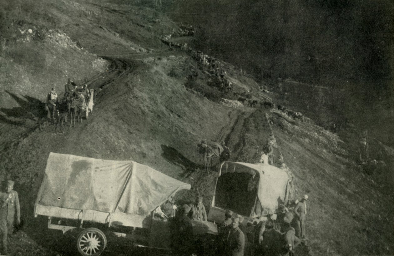 The Terrible Retreat from Serbia by Unbekannt
