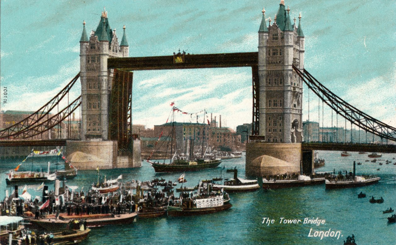 The Tower Bridge, London by Unbekannt