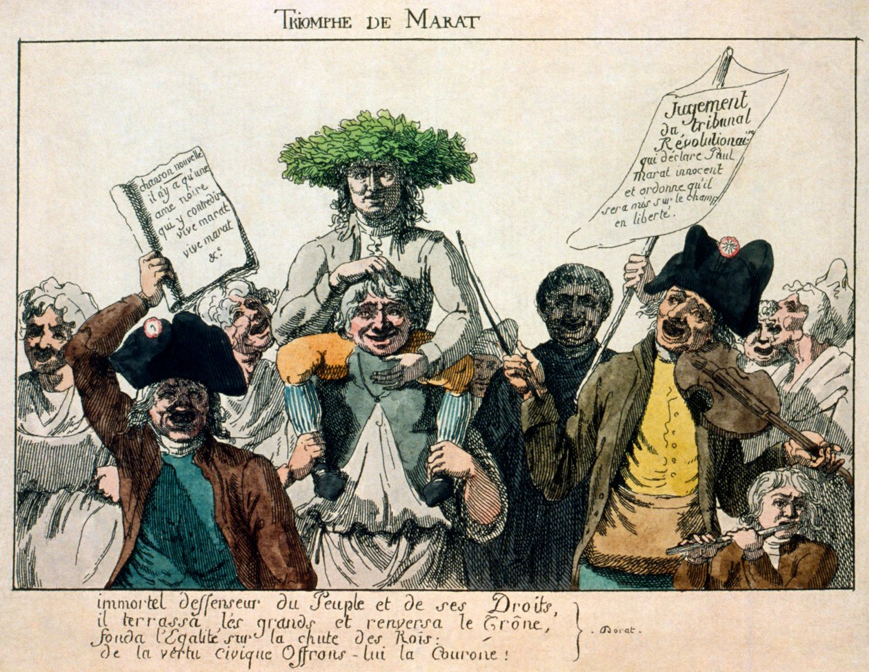 The Triumph of Marat by Unbekannt