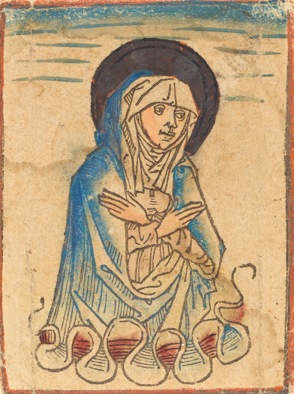 The Virgin in the Clouds, c. 1470-1480 by Unbekannt