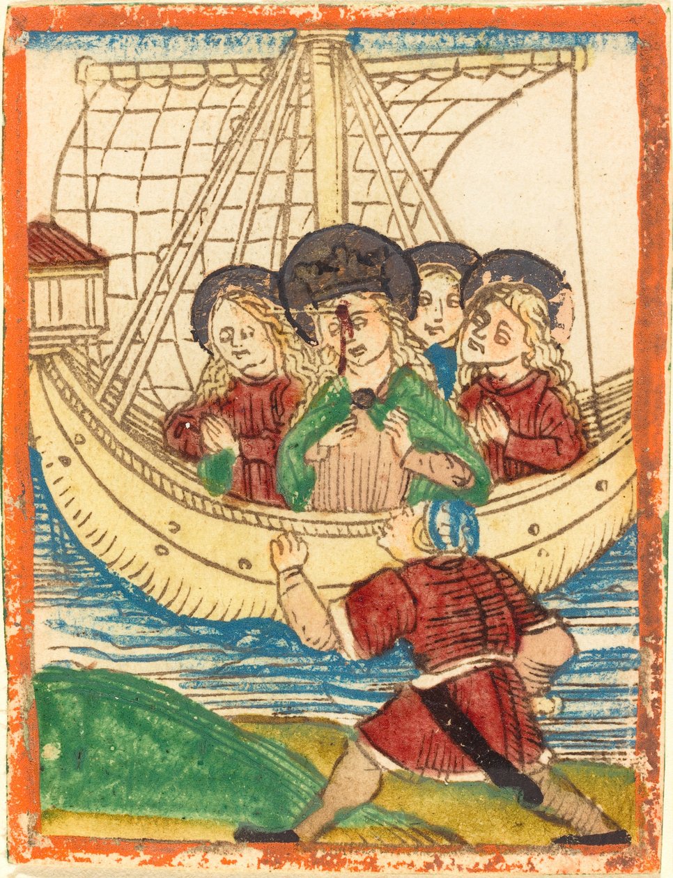 The Voyage of Saint Ursula, 1480-1490 by Unbekannt