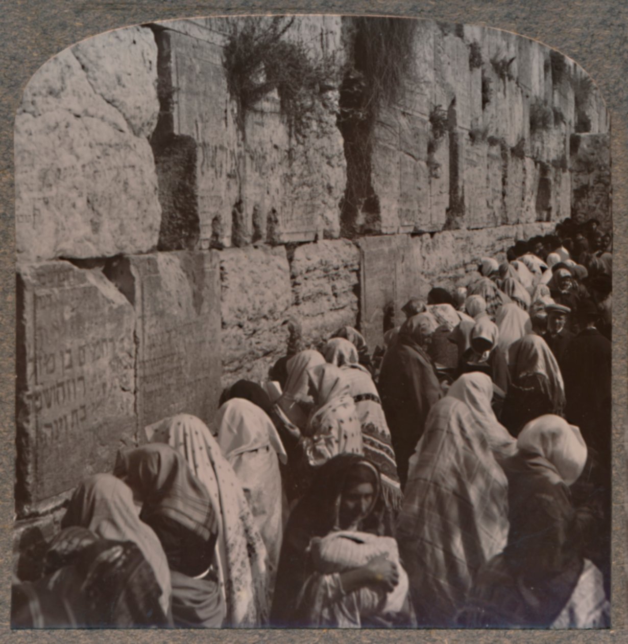 The Wailing Place of the Jews, Jerusalem, c1900 by Unbekannt