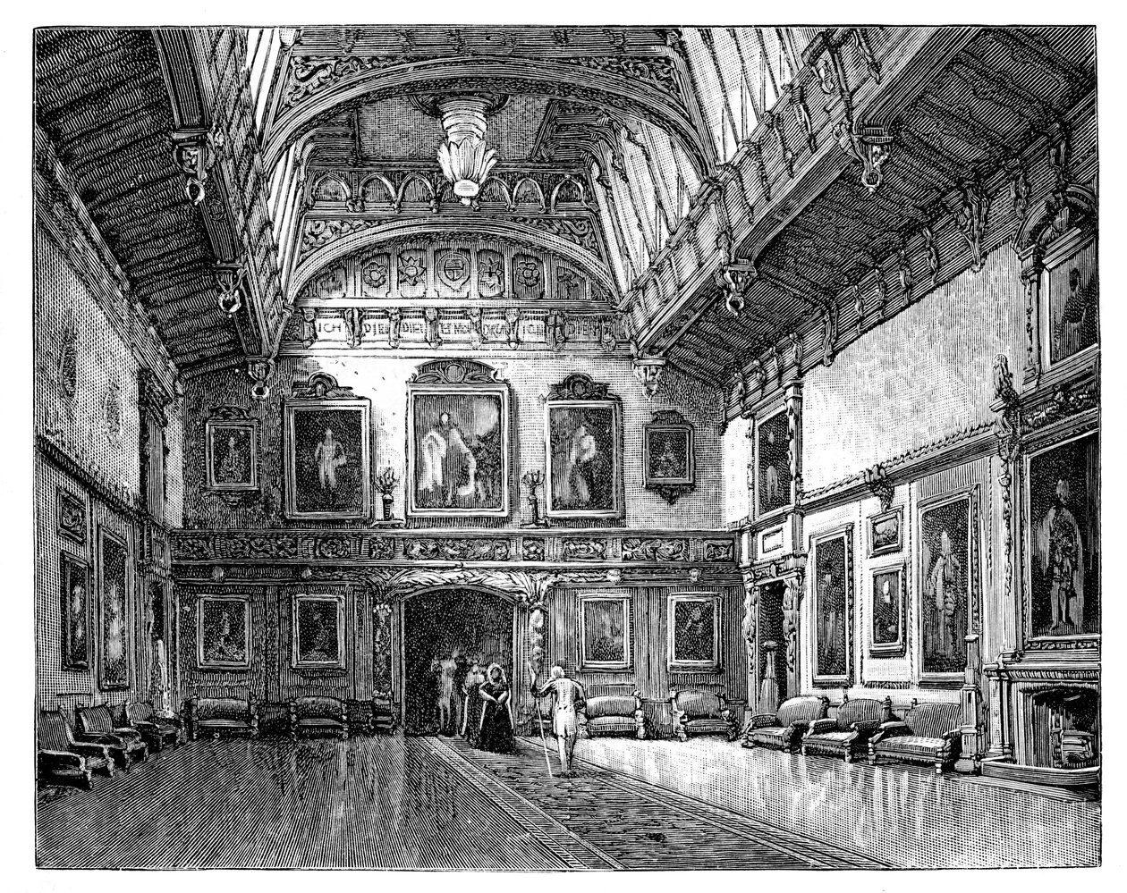 The Waterloo Room, Windsor Castle by Unbekannt