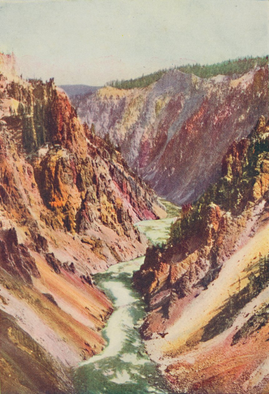 The Yellowstone River by Unbekannt