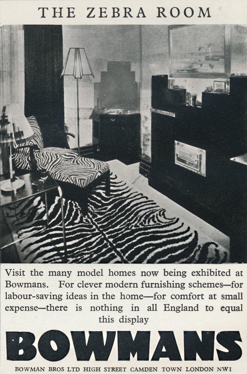 The Zebra Room - Bowmans by Unbekannt