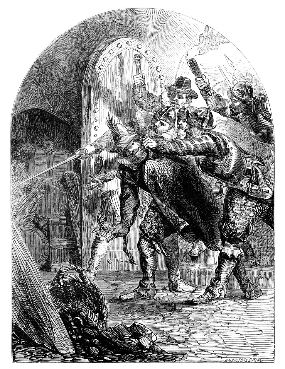 The Arrest of Guy Fawkes 1570-1606, c1902 by Unbekannt