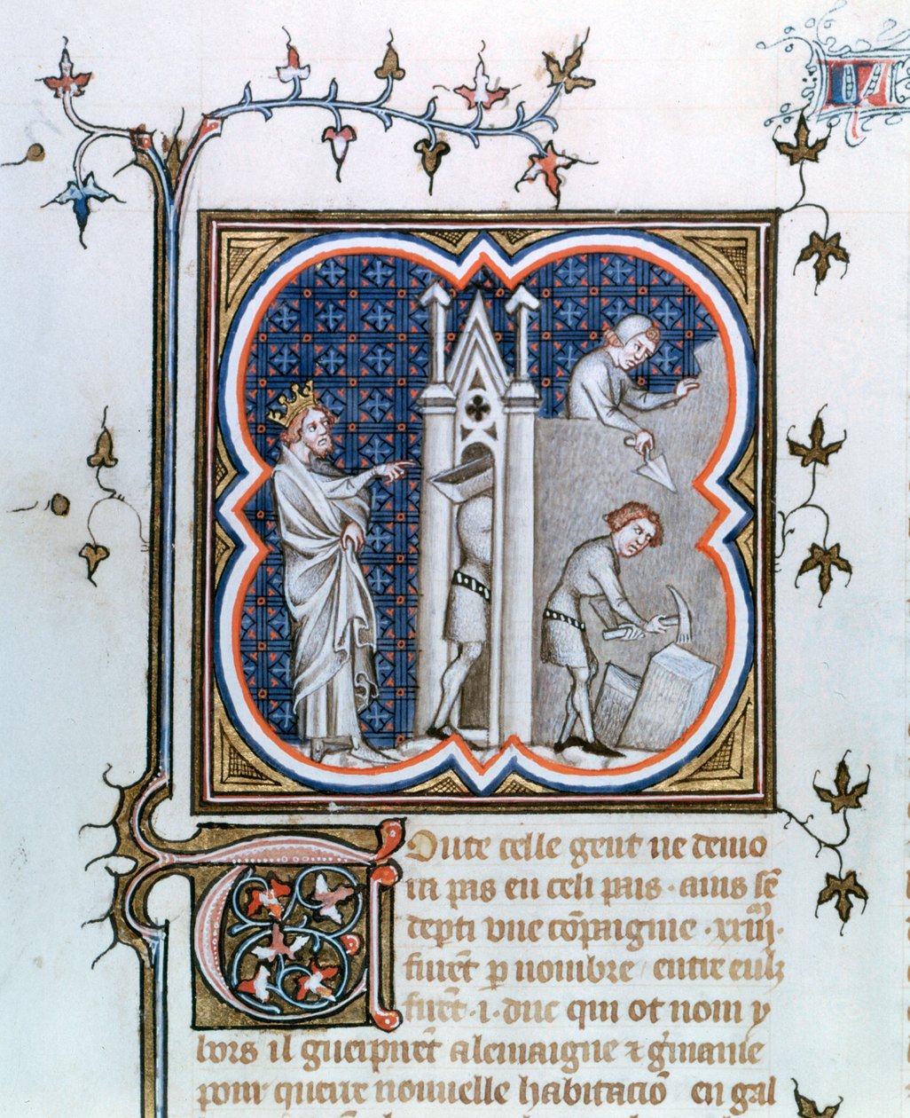 The building of Paris, 1375-1380 by Unbekannt