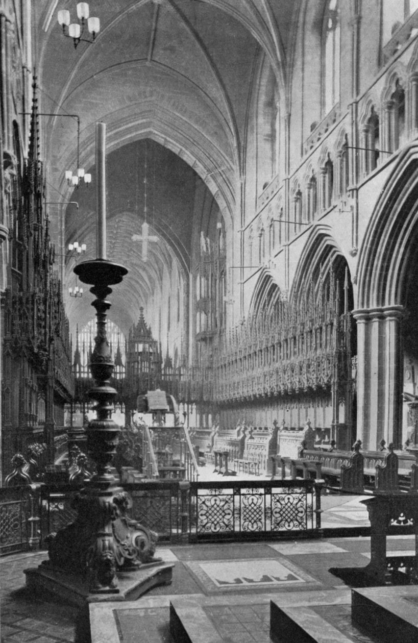 The Choir, Chester Cathedral, Cheshire by Unbekannt