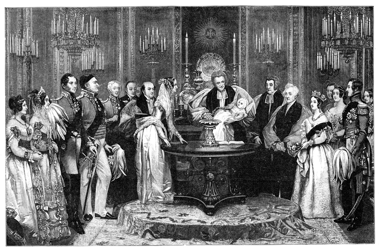 The Christening of the Princess Royal by Unbekannt