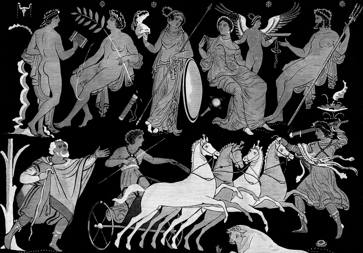 The Death of Hippolytus by Unbekannt