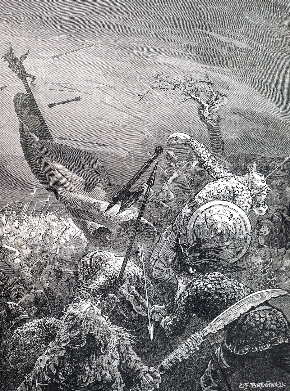 The Death of King Harold Godwinson by Unbekannt