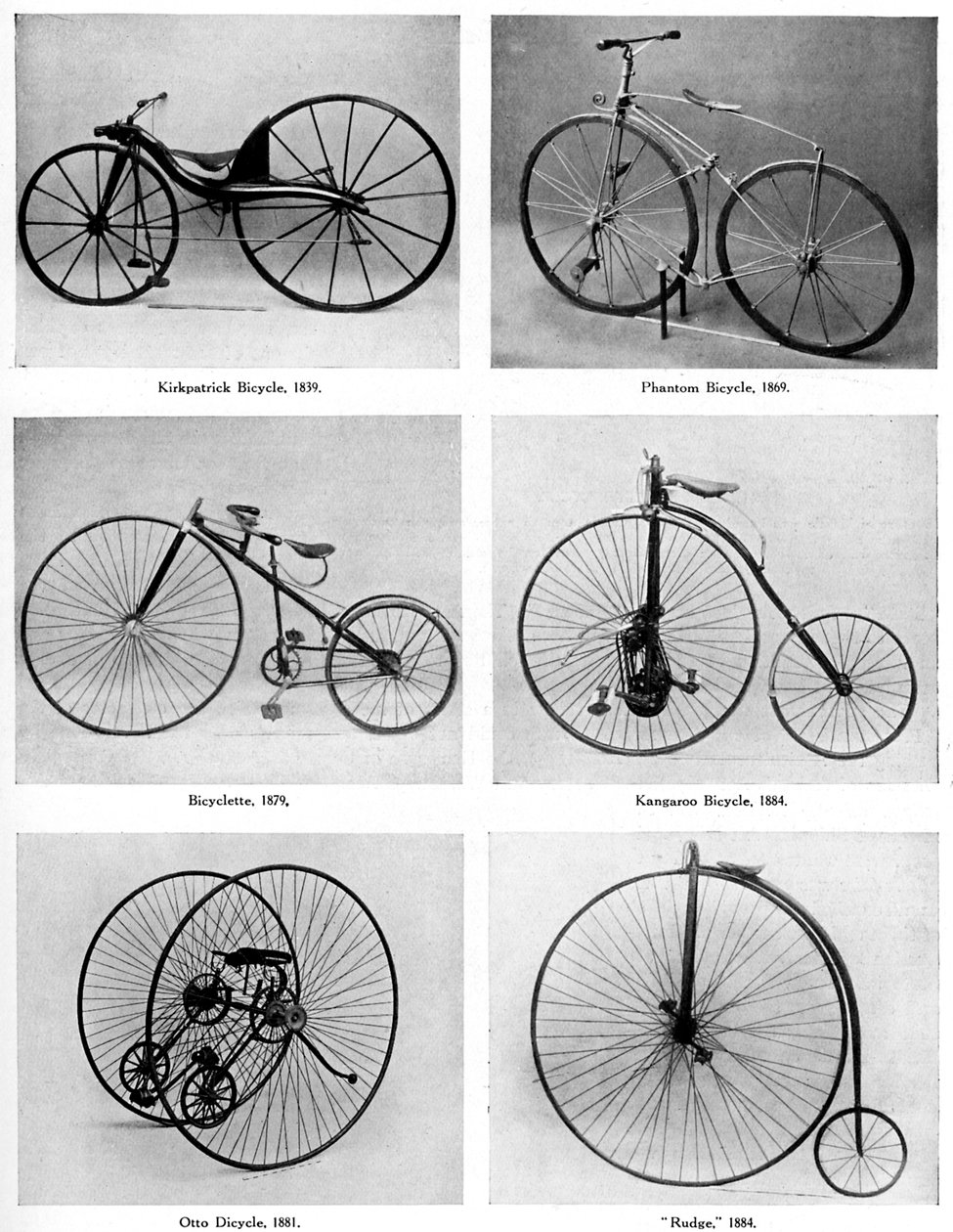 The Evolution of the Bicycle by Unbekannt