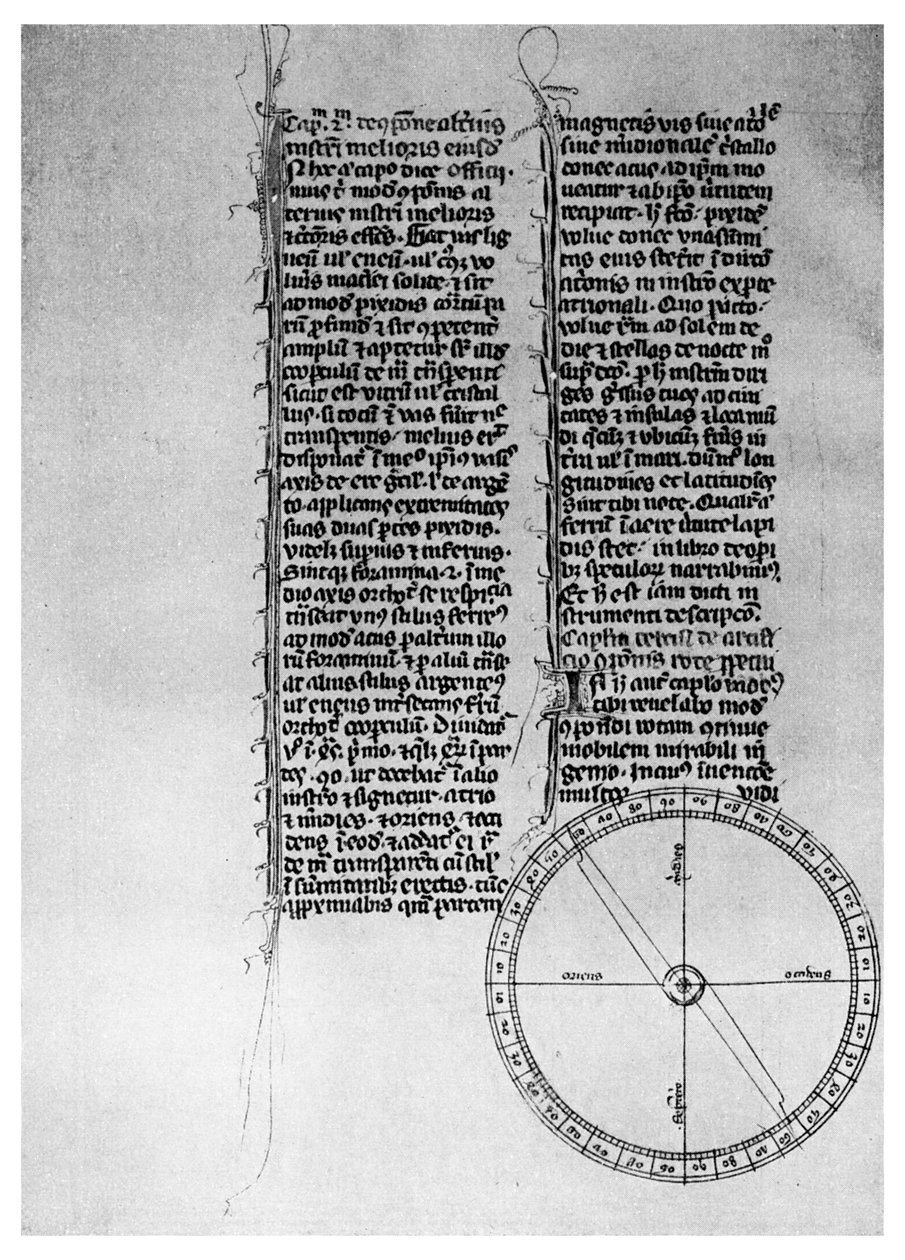 The First Pivoted Needle Compass by Unbekannt