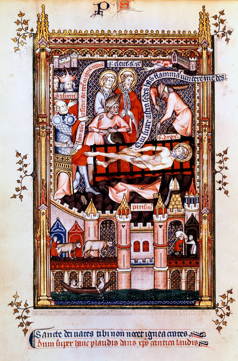 The martyrdom of St Denis by Unbekannt