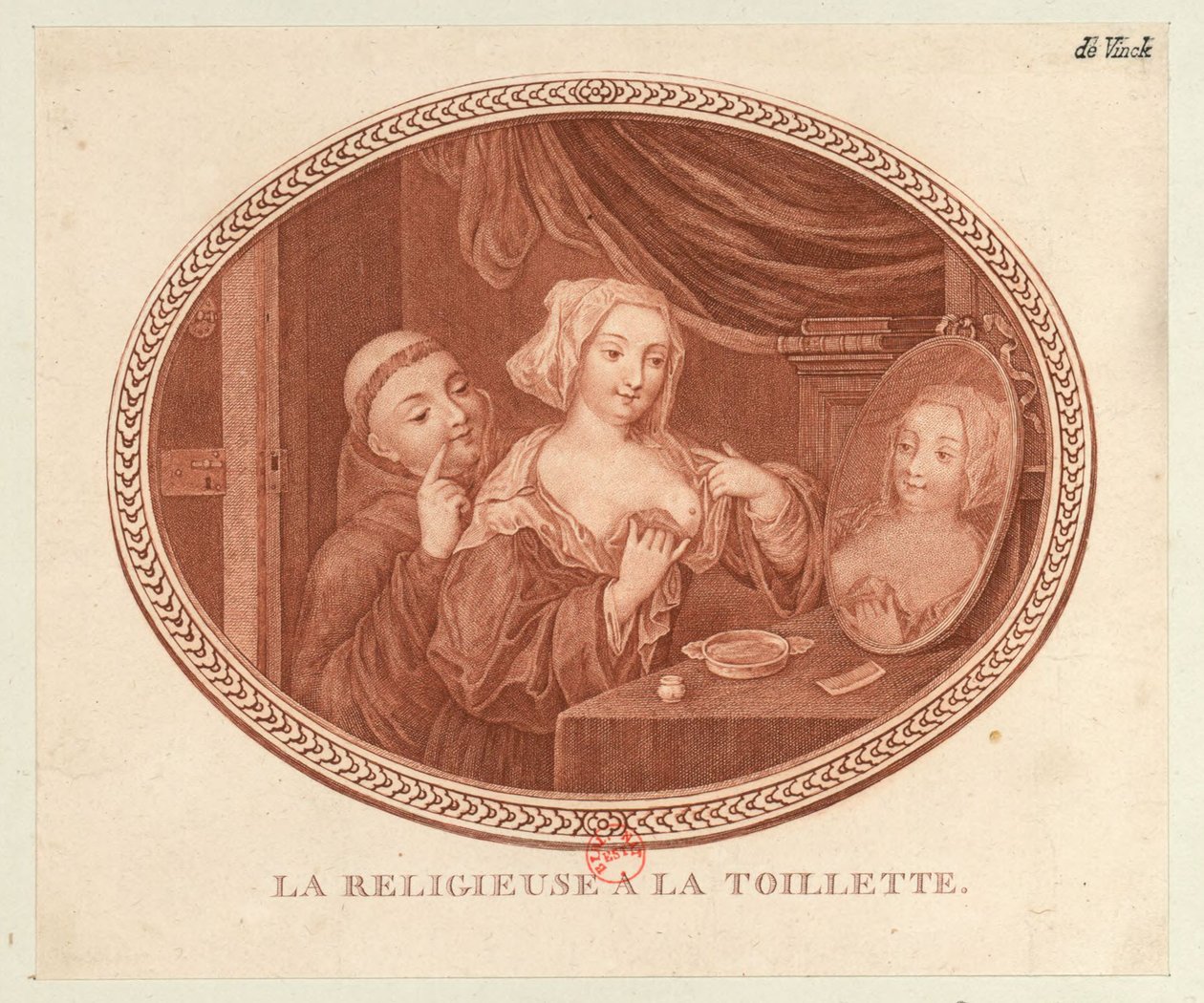 The Nun at the Toilet by Unbekannt