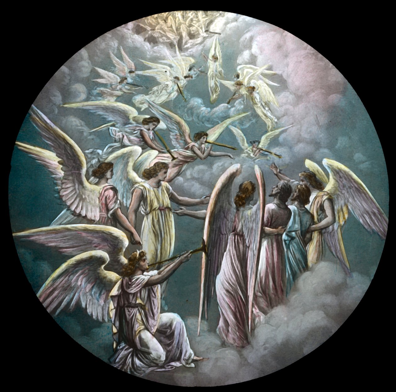 The Pilgrims Ascend to Heaven by Unbekannt
