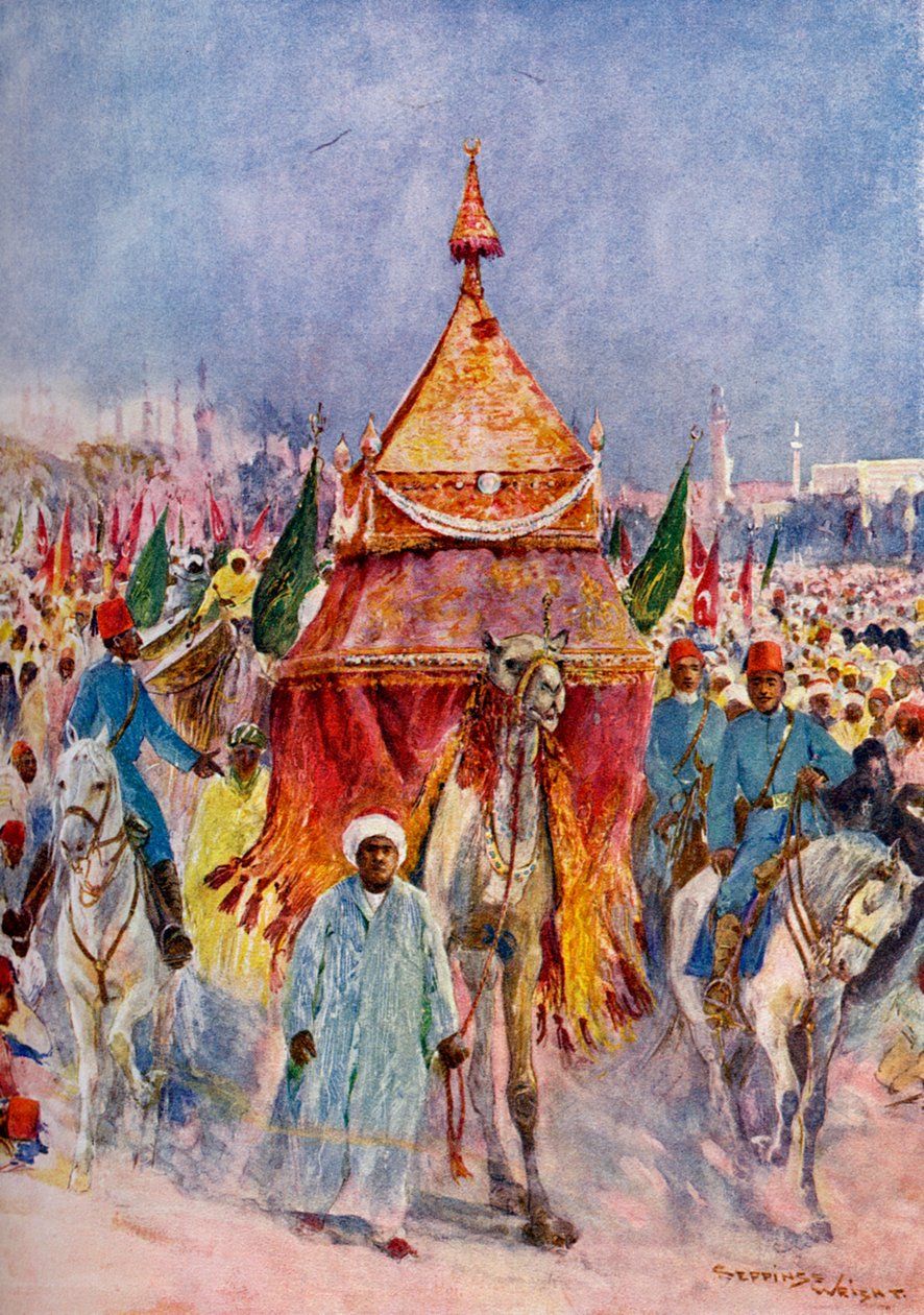 The Procession of the Mahmal, Cairo, Egypt by Unbekannt