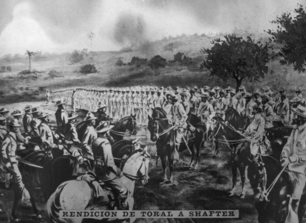 The surrender of General Toral, 1898 by Unbekannt