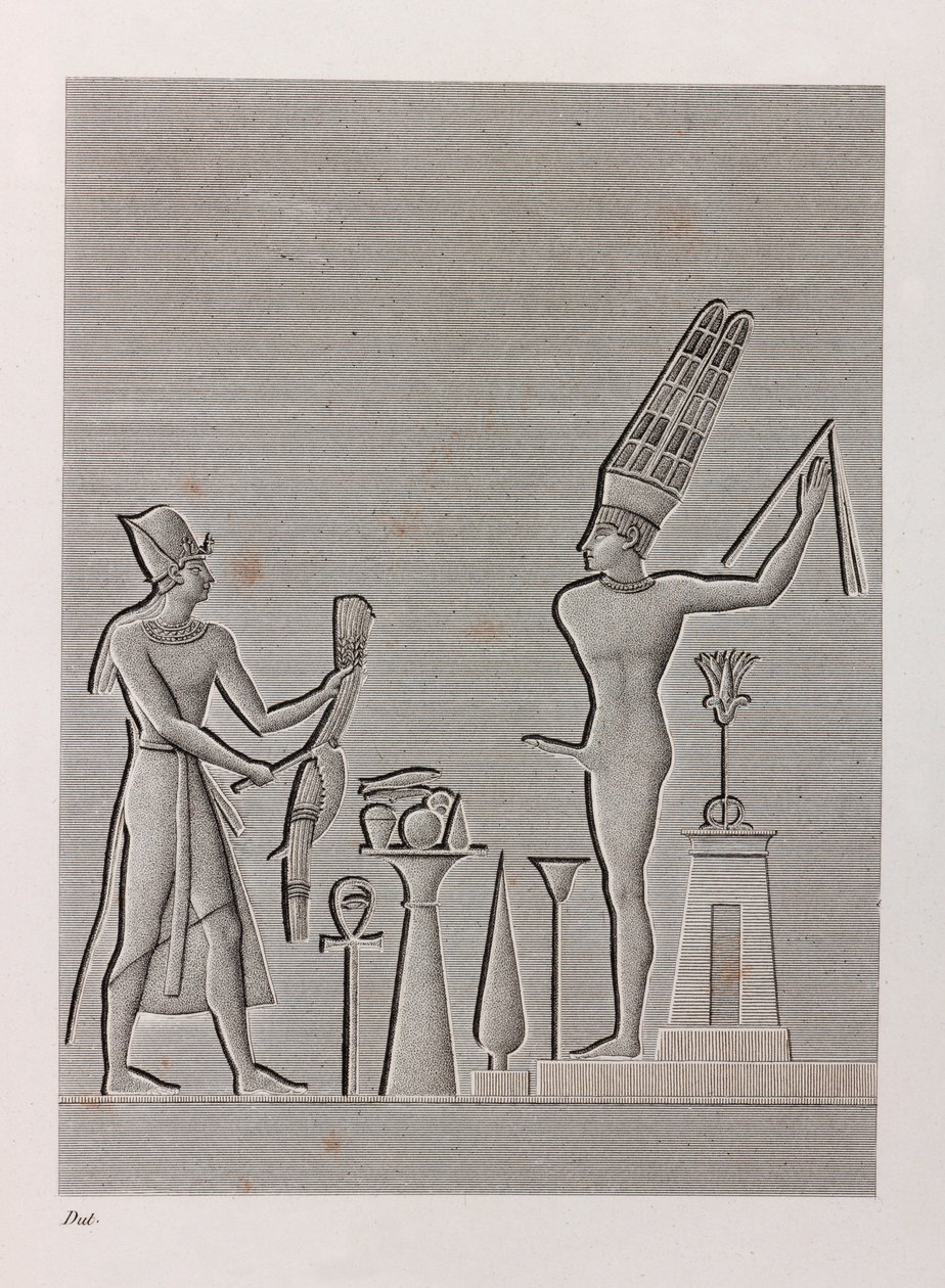 Thebes, Karnak close up by Unbekannt