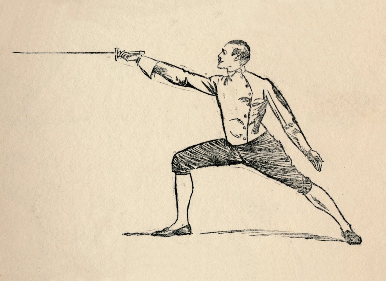 Third Position - Fencing, 1912 by Unbekannt