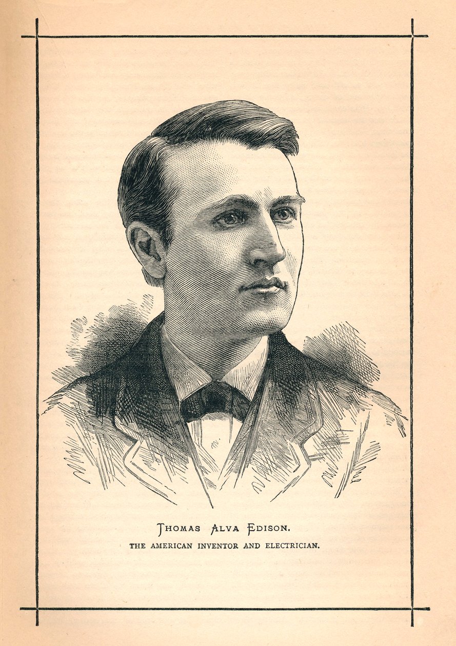 Thomas Alva Edison, American Inventor by Unbekannt