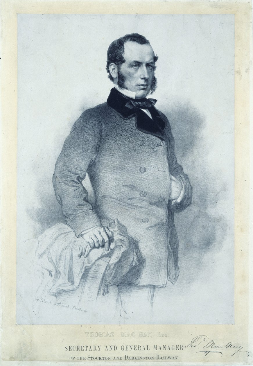 Thomas MacNay, Railway Secretary and General Manager by Unbekannt
