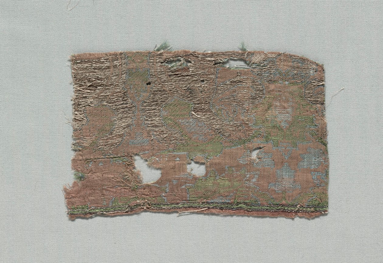 Three Fragments of Italian Gothic Silk by Unbekannt
