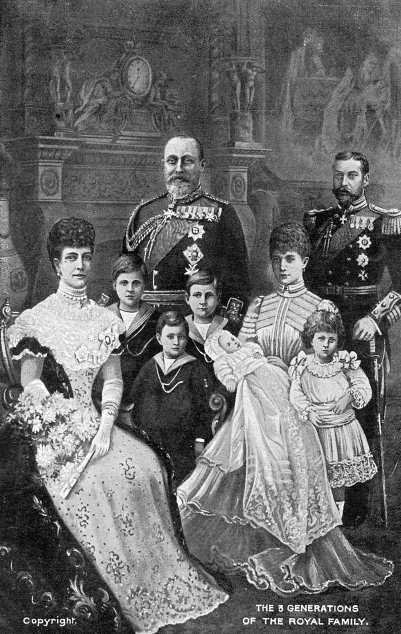 Three generations of the British Royal Family, c1903 by Unbekannt