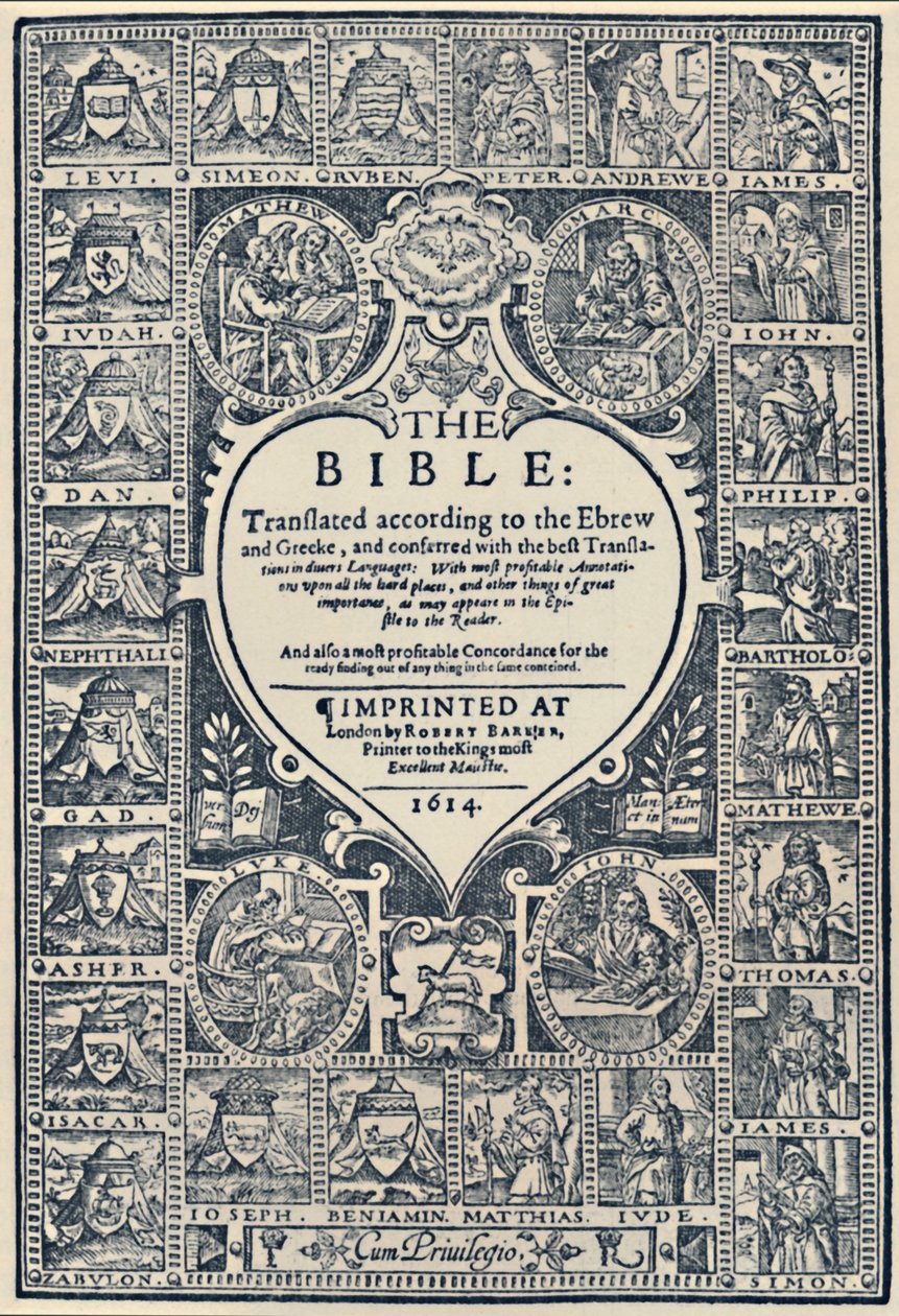 Title Page of the Geneva Bible by Unbekannt