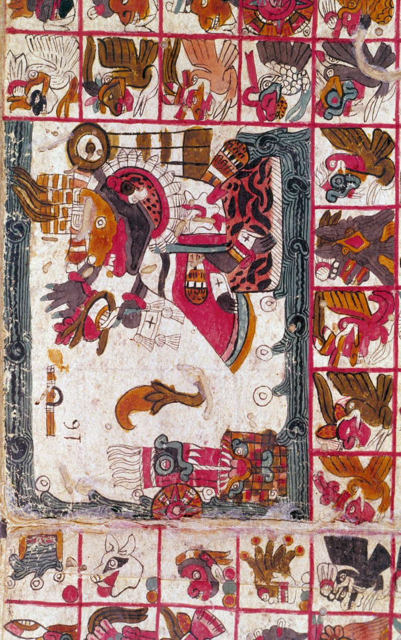 Tonalamatl Aubin, Folio 16 by Unbekannt