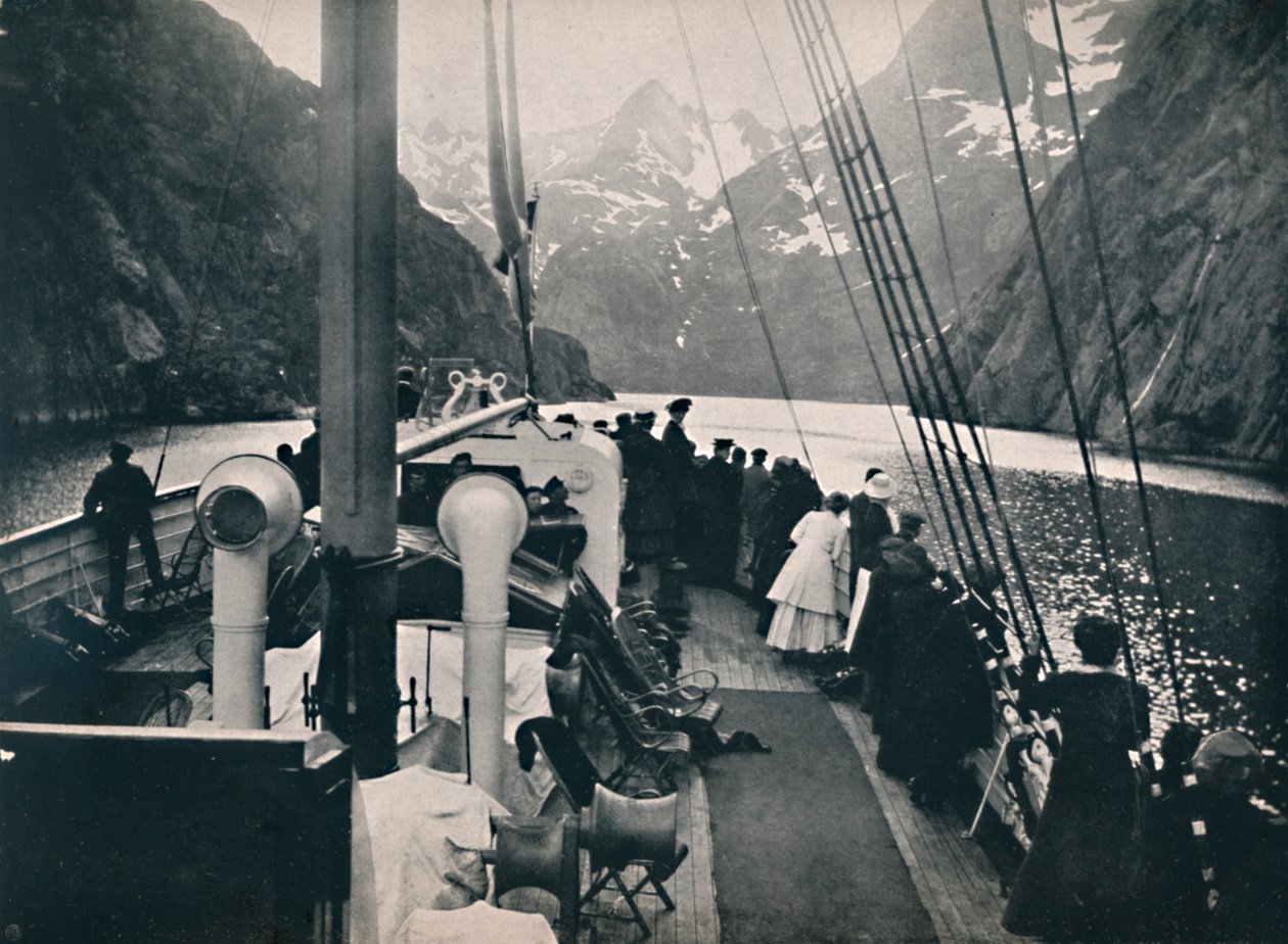 Tourist Steamer in Trold Fjord by Unbekannt