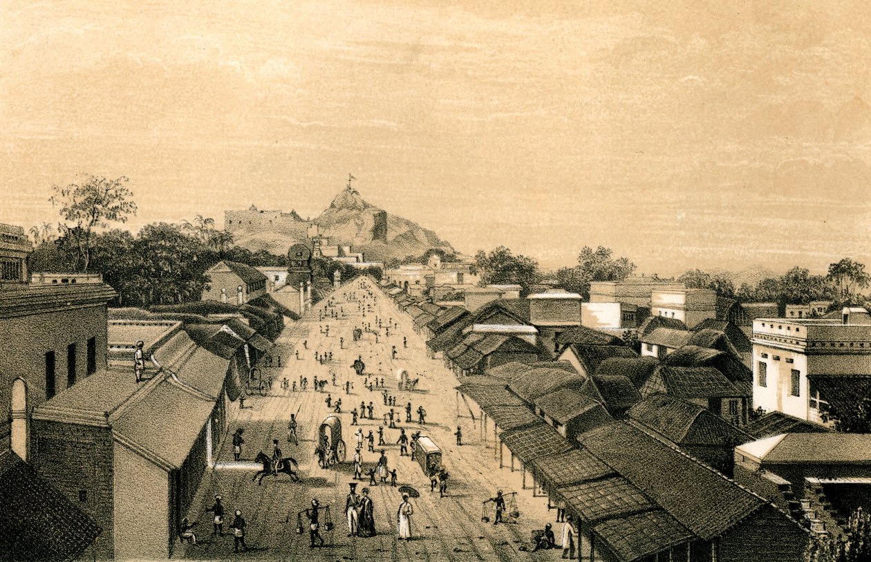 Town and Fort of Trichinopoly, India by Unbekannt