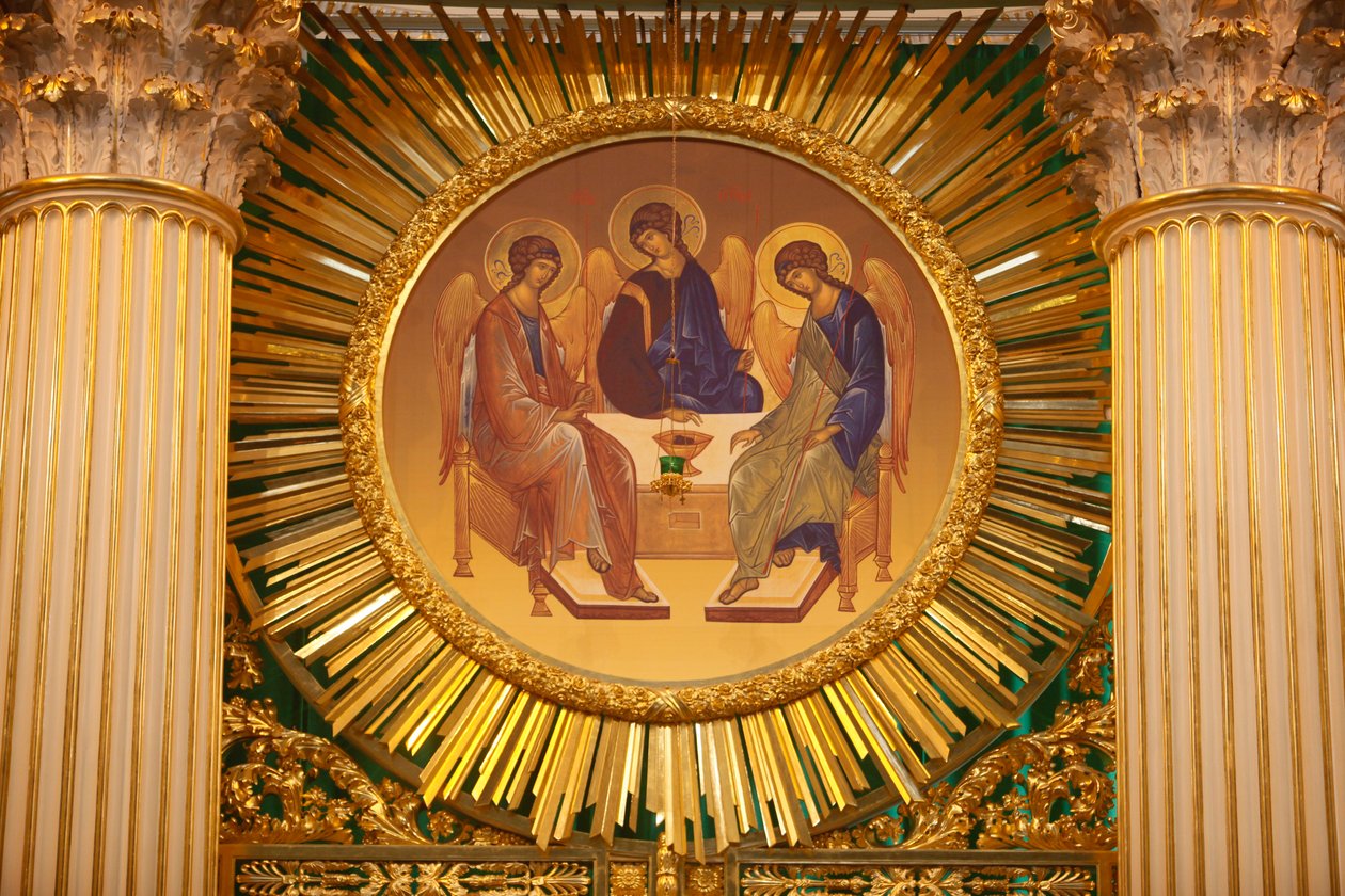 The Iconostasis at Trinity Cathedral by Unbekannt