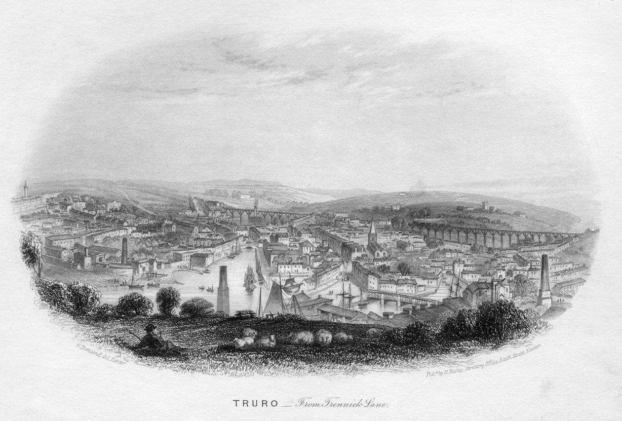 Truro, from Trennick Lane by Unbekannt