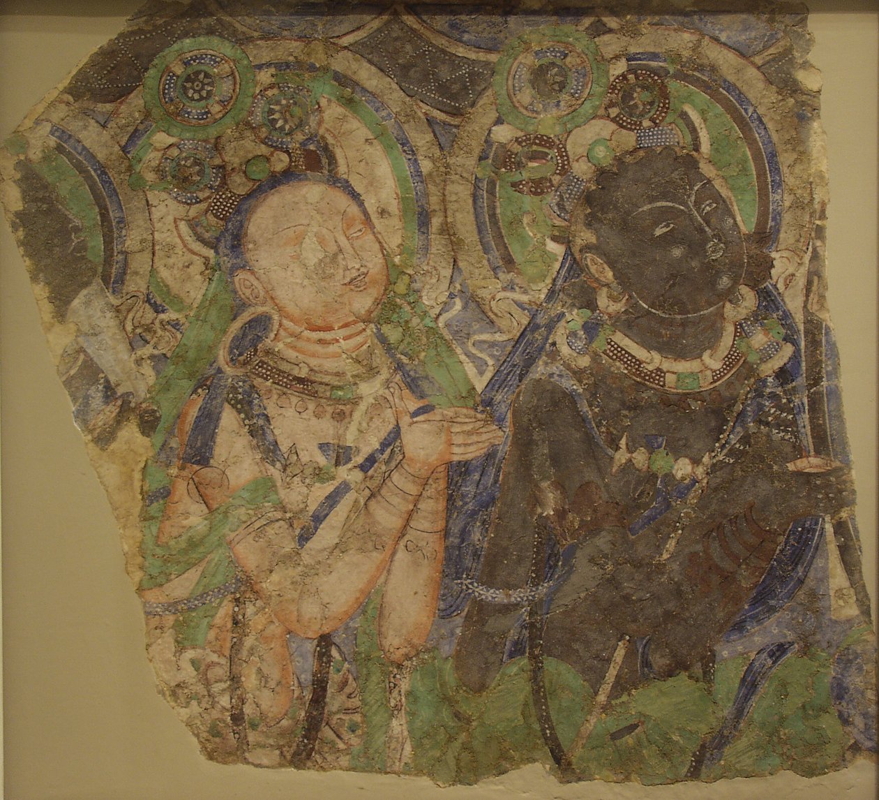 Two Adoring Bodhisattvas by Unbekannt