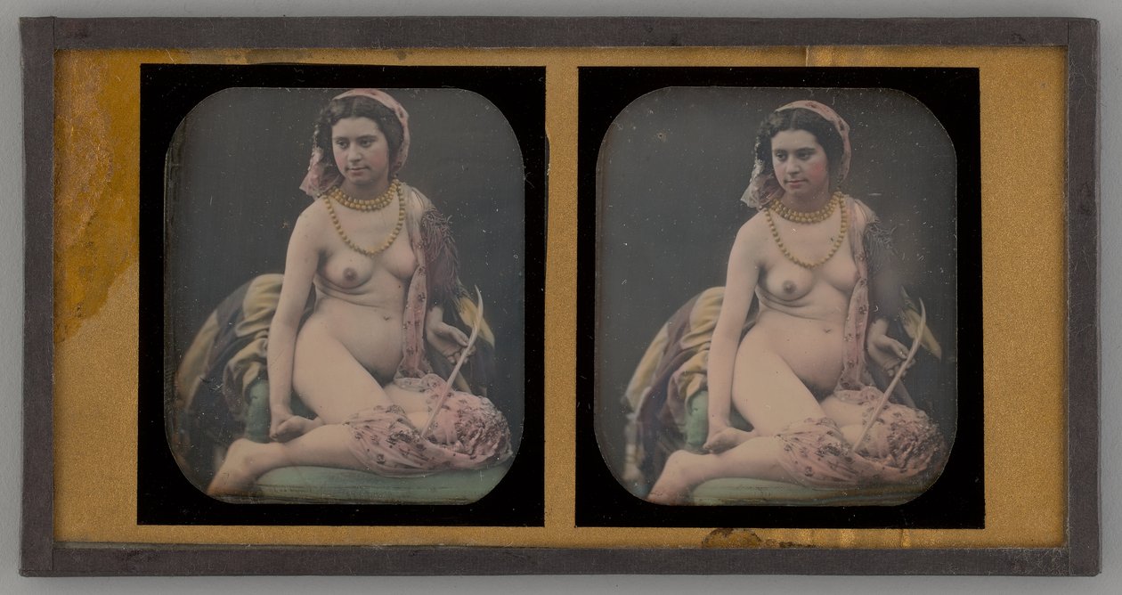 Untitled Portrait of a Nude Woman by Unbekannt